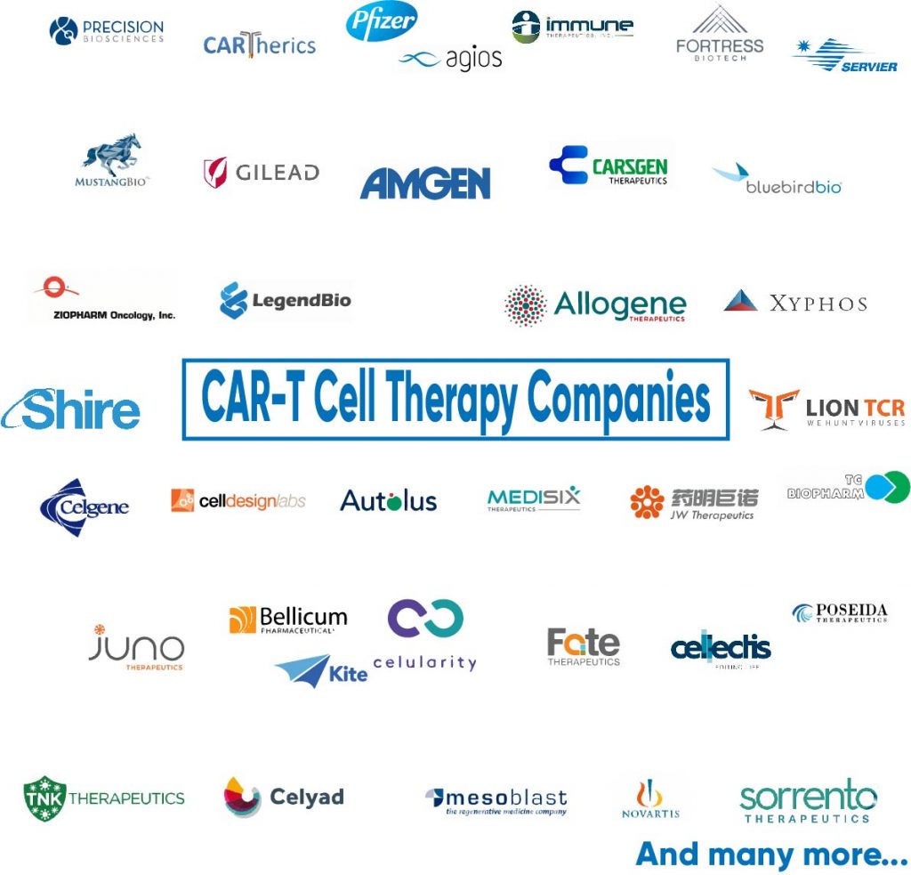 Database of CAR-T Cell Therapy Companies (2018) - BioInformant