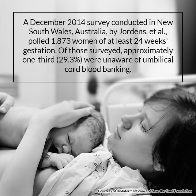 Cord Blood Banking Awareness Fact - Dec 23, 2015