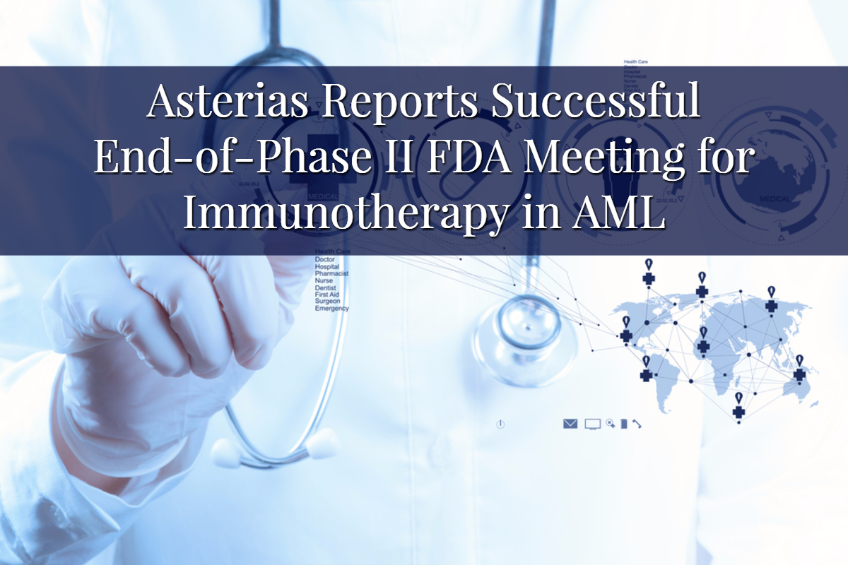 Asterias FDA Meeting for AML