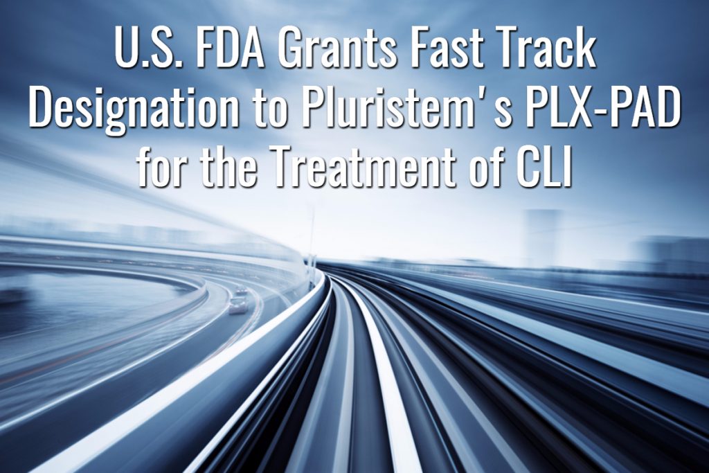 FDA Fast Track for Pluristem's PLX-PAD