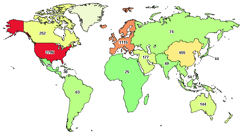 Map of Stem Cell Clinical Trials