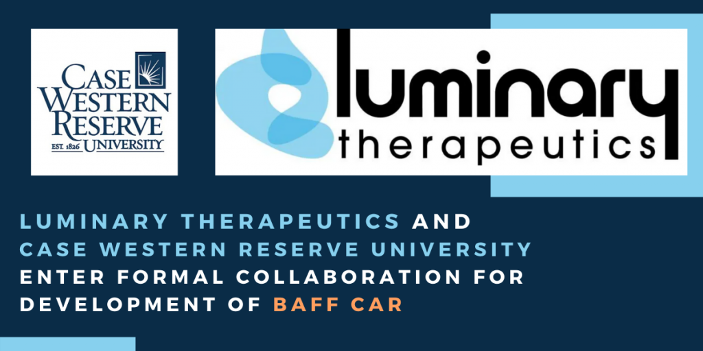 Luminary Theraptuics and Case Western Reserve - BAFF CAR