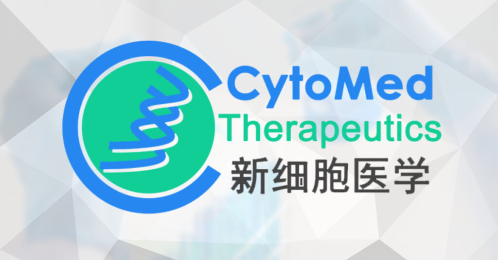 chinese-patent-granted-for-cytomed-therapeutics