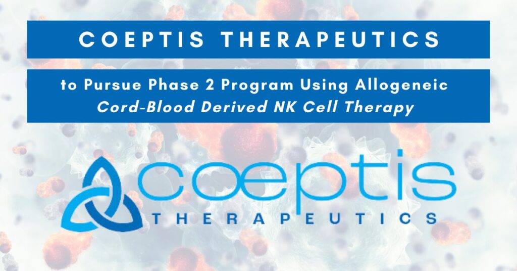 Coeptis Therapeutics Cord Blood Derived NK Cell Therapy