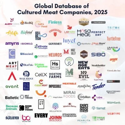 Global Database of Cultured Meat Companies, 2025