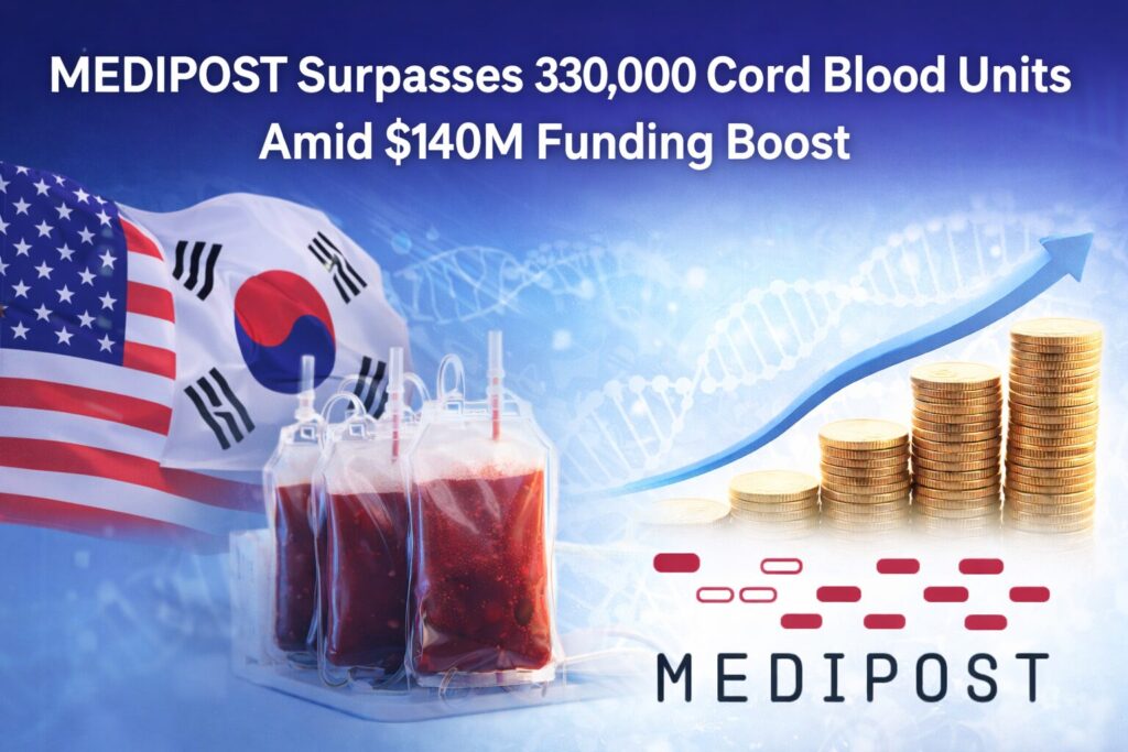 Medipost 330,000 cord blood units